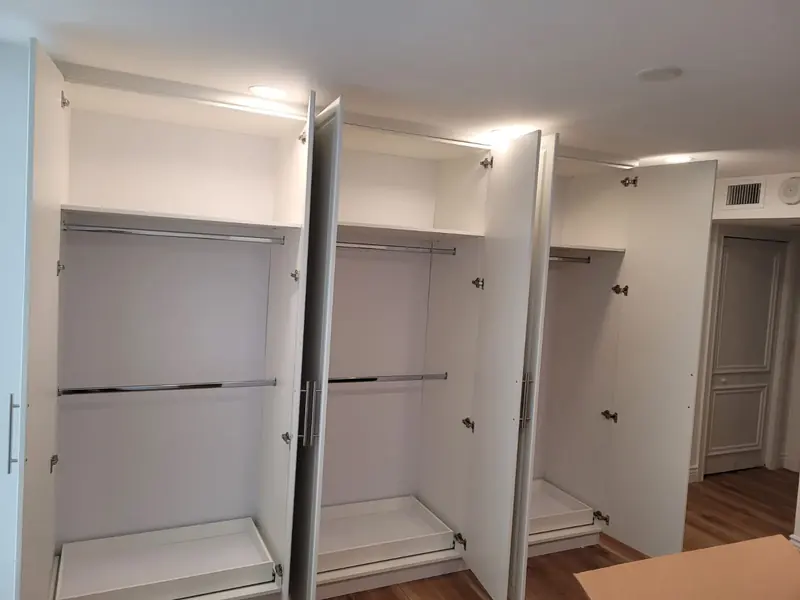 Custom closet design by Eco Woodwork & Design, Oakland Park FL