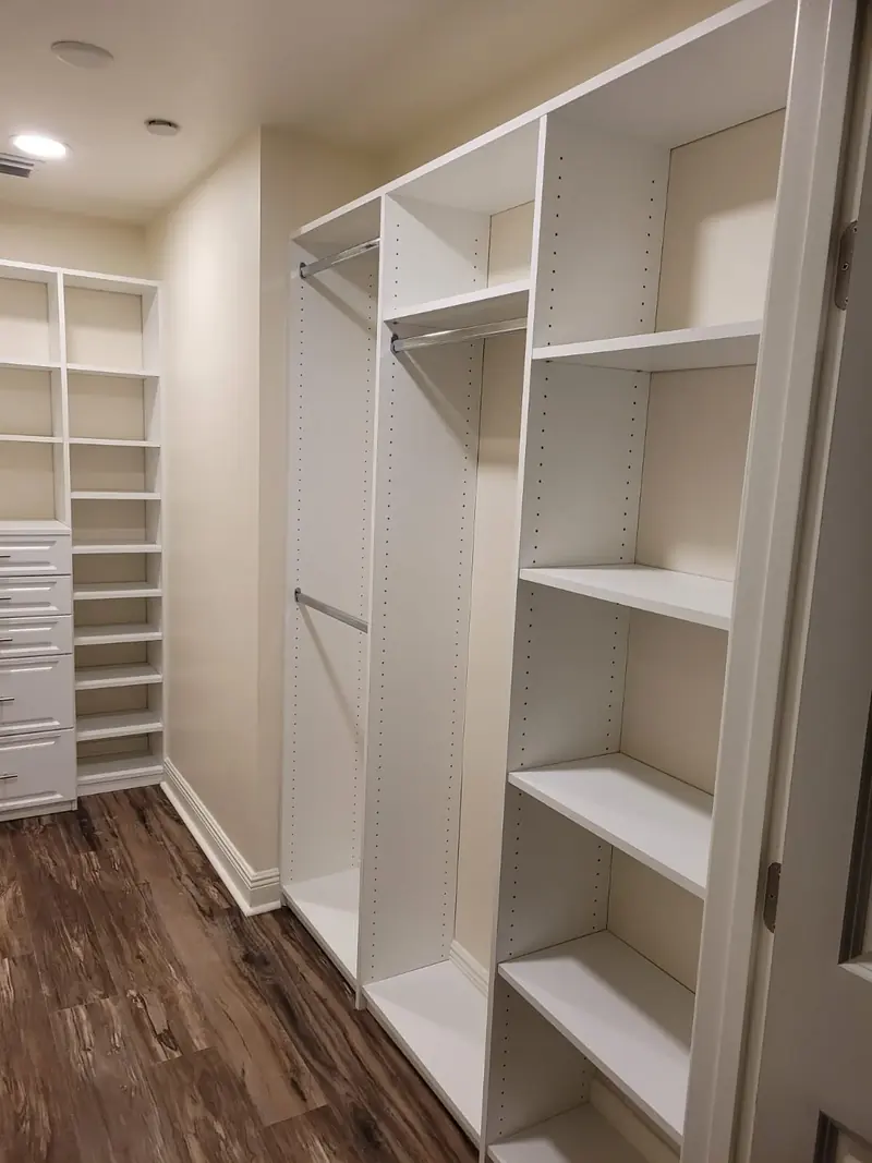 Custom closet design by Eco Woodwork & Design, Oakland Park FL