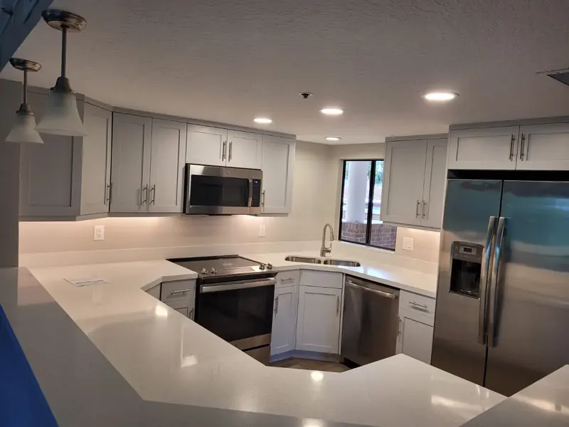 Custom kitchen cabinetry by Eco Woodwork & Design, Oakland Park FL